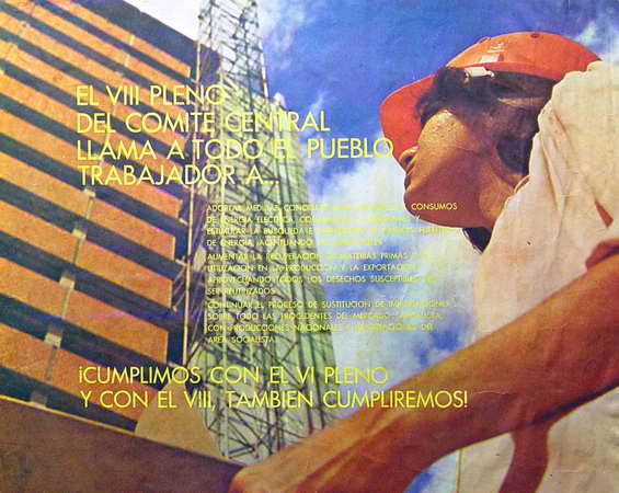 El VIII Pleno del Comité Central llama a todo el pueblo trabajador...