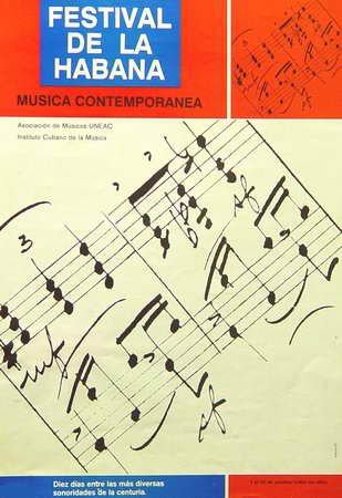 Festival de La Habana. Música contemporánea. Diez dias entre las más diversas sonoridades...
