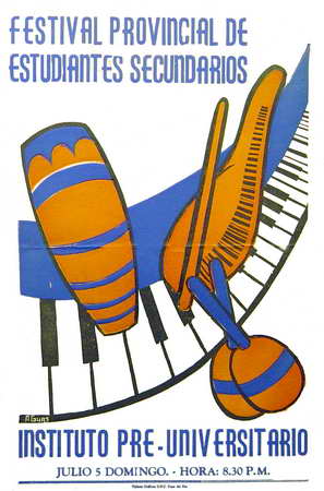 Festival Provincial de Estudiantes Secundarios, Instituto Pre-Universitario, jul. 5, domingo