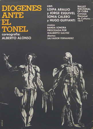 Diogenes ante el tonel, Ballet Nacional de Cuba. Coreografía Alberto Alonso/Reymena