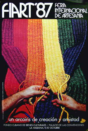 Fiart'87, Feria Internacional de Artesanía, un arcoiris de creación y amistad, 5-10 oct.