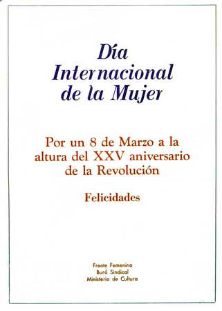 Día Internacional de la Mujer