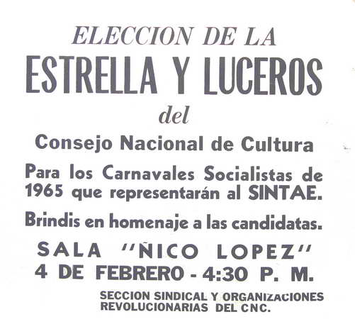 Elección de la estrella y luceros del consejo Nacional de Cultura