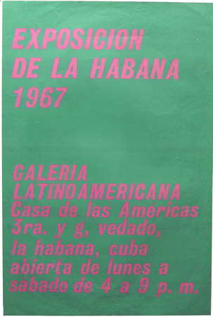 Exposición de la Habana 1967, Galeria Latinoamericana...