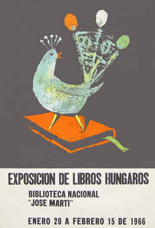 Exposición de libros húngaros. Biblioteca Nacional