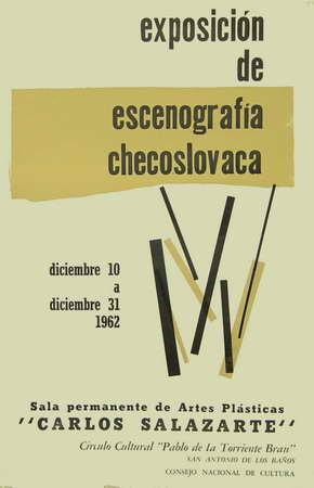 Exposición de escenografía checoslovaca. Sala Permanente de Artes Plásticas...