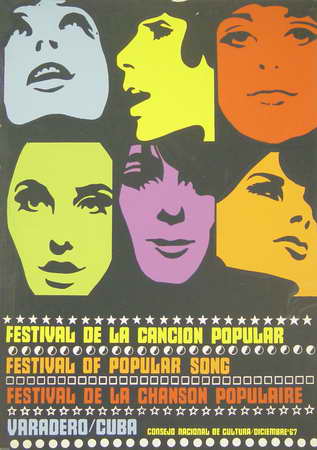 Festival de la Canción Popular. Varadero, Cuba, diciembre'67