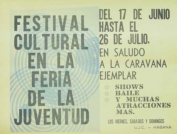 Festival cultural en la Feria de la Juventud