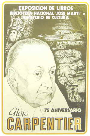 Exposición de libros. 75 aniversario Alejo Carpentier. Biblioteca Nacional