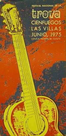 Festival Nacional de la Trova. Cienfuegos, Las Villas, Junio, 1975