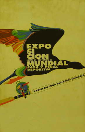 Exposición mundial caza y pesca deportiva. Agosto 27-septiembre 30, Pabellón Cuba, Budapest, Hungria