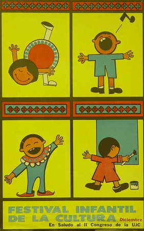 Festival Infantil de la Cultura. Diciembre, en saludo al II Congreso de la UJC.