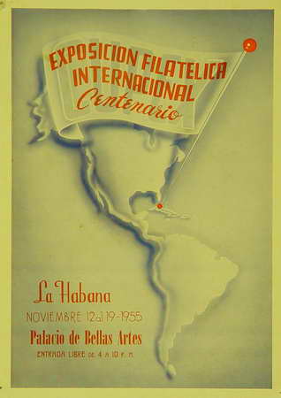 Exposición Filatélica Internacional. Centenario. Noviembre 12 al 19. Palacio de Bellas Artes