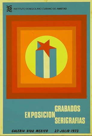 Exposición Grabados, serigrafías. Galería Viva México, 27 julio 1973.