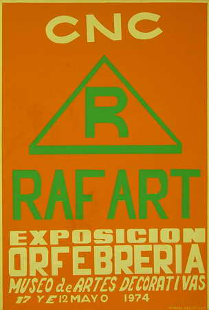Exposición orfebrería Rafart. Museo de Artes Decorativas, 12 de mayo, 1974