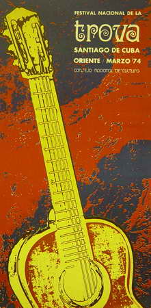 Festival Nacional de la Trova. Santiago de Cuba, Oriente/Marzo'74