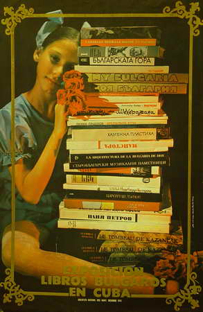 Exposición Libros búlgaros en Cuba. Biblioteca Nacional José Martí, diciembre 1976