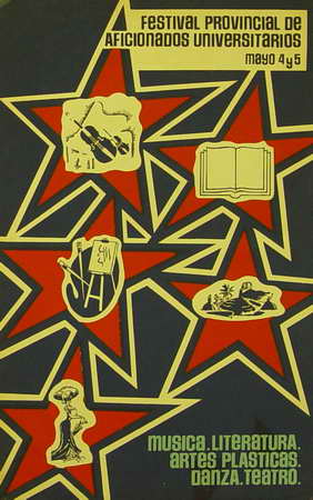 Festival provincial de Aficionados Universitarios. mayo 4 y 5. Música, literatura, artes plásticas, danza, teatro