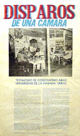 Disparos de una cámara. Testimonio de Costantino Arias. Galería L, Enero de 1980