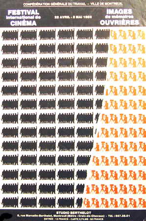 Festival Internacional of Cinéma. Images de memories. Confederation Génerale du Traval Ville...