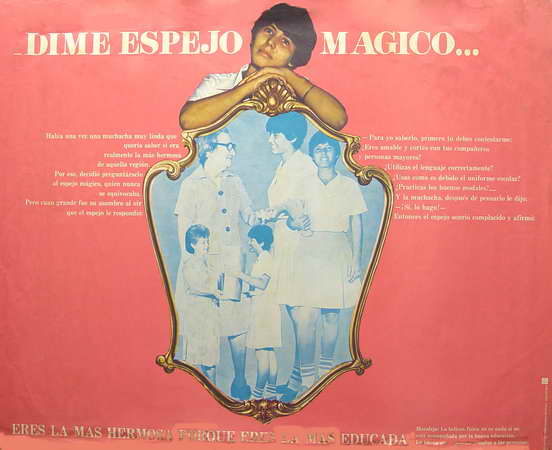 Dime espejo mágico... Había una vez una muchacha muy linda que quería saber si era realmente la más hermosa de aquella región...