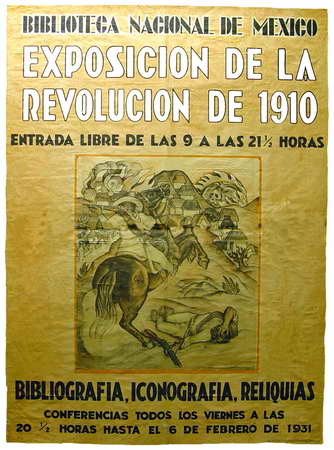 Exposición de la Revolución de 1910. Bibliografía, iconografía, reliquias