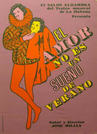 El Salón Alhambra del Teatro Musical de La Habana presenta El amor no es un sueño de verano...