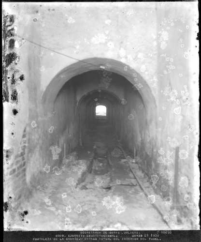 FORTALEZA DE LA CABAÑA. ESTADO INTERIOR DEL TUNEL