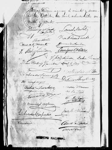 FIRMAS DE LA CONSTITUCION DE LA YAYA