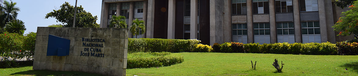 Entrada a la Biblioteca Nacional de Cuba José Martí