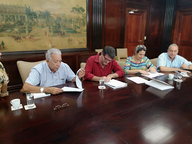 Foto de Asume Omar Valiño Cedré como Director de la Biblioteca Nacional de Cuba José Martí