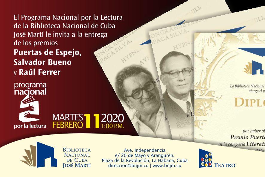 Foto de Entrega de los Premios Nacionales de la Asociación Cubana de Bibliotecarios 2019