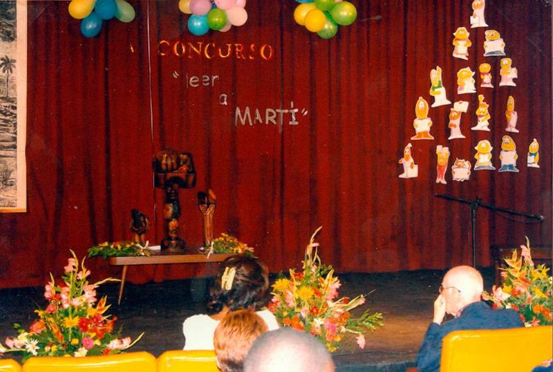 Foto de Memorias de la III Edición del Concurso Leer a Martí en el año 2000