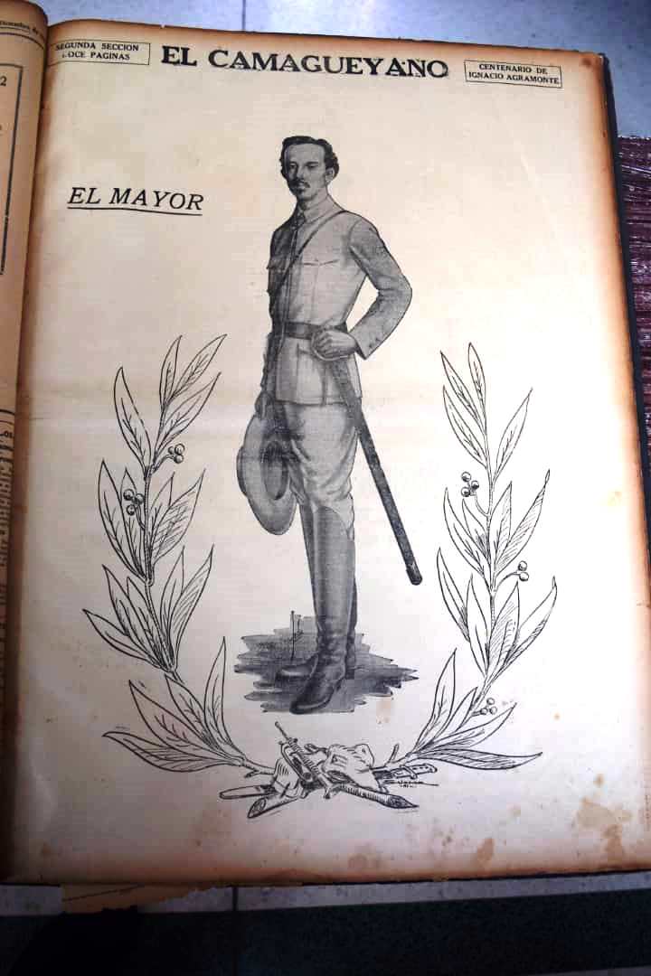 Foto de Exposición en la Biblioteca Provincial de Camagüey dedicada a Ignacio Agramonte 