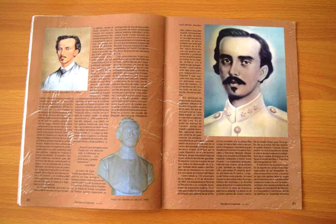 Foto de Exposición en la Biblioteca Provincial de Camagüey dedicada a Ignacio Agramonte