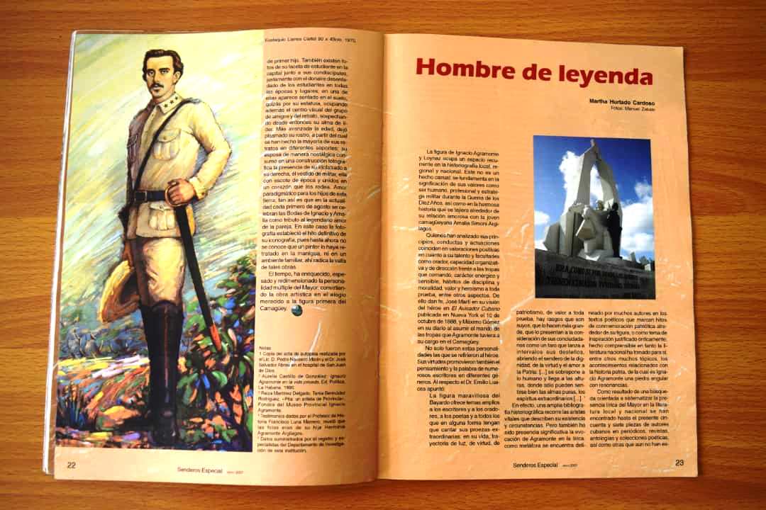 Foto de Exposición en la Biblioteca Provincial de Camagüey dedicada a Ignacio Agramonte