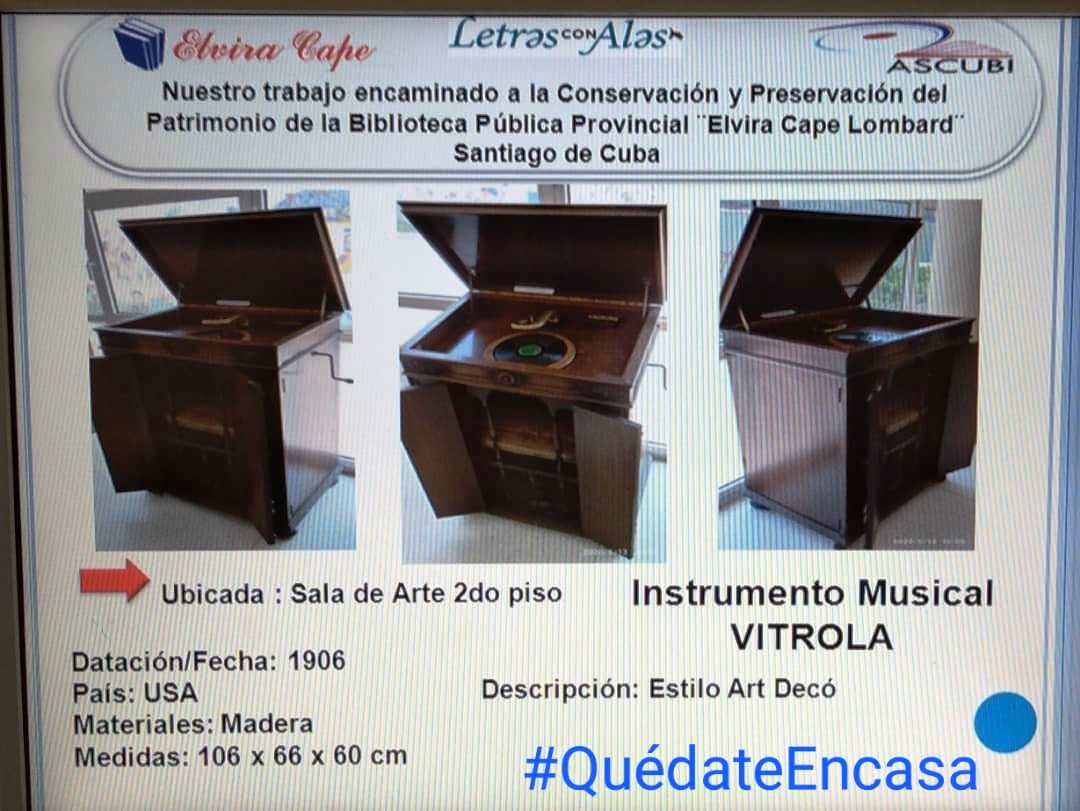 Foto de  Colecciones patrimoniales de la Biblioteca Provincial  de Santiago de Cuba
