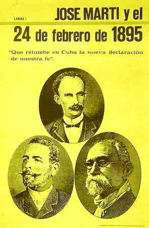 Foto de José Martí y el 24 de Febrero de 1895. 