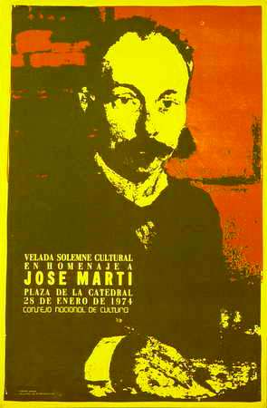 Foto de Velada solemne cultural en homenaje a José Martí. Plaza de la Catedral. 28 de enero de 1974. Autor: Rafael Zarza González Fecha: 1974 Lugar: [La Habana]