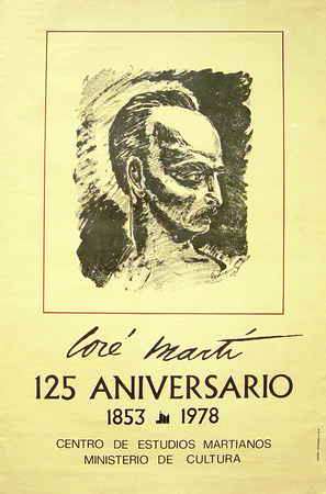 Foto de José Martí 125 aniversario, 1853-1978,  Esteban Ayala Ferrer,  1978,  La Habana