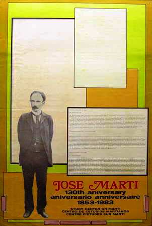 Foto de José Martí. 130 aniversario 1853-1983 Fecha: 1983 Lugar: [La Habana]