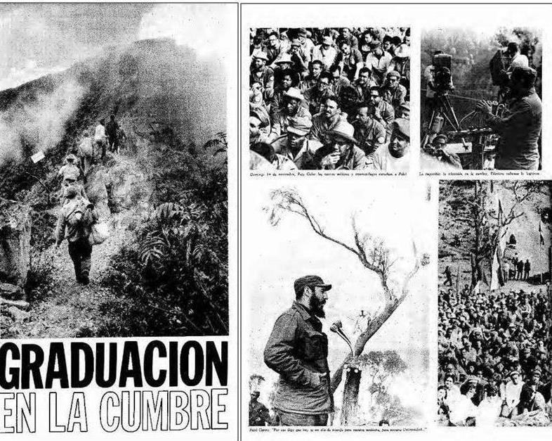 Foto de De la historia contada por las revistas cubanas de los sesenta. 1965: graduación de médicos en el Turquino