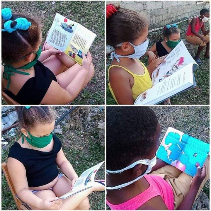 Foto de Niños y adultos en Guantánamo disfrutan de la lectura gracias a las bibliotecarias 