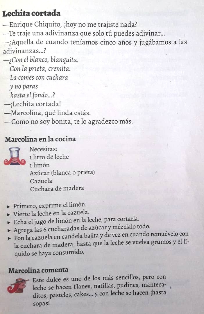 Foto de Recetanciero”, del libro “Marcolina en la cocina”