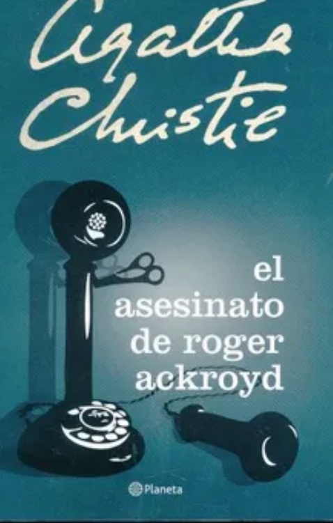 Foto de Programa Nacional por la Lectura. Reseña de El asesinato de Roger Ackroyd. Autor: Agatha Christie.