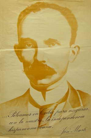 Foto de Homenaje a Martí. 168 Aniversario. Exposición virtual de una selección de Carteles que atesora la Biblioteca Nacional 