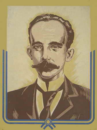 Foto de [José Martí]Comité Pro-centenario de José Martí. 28 de Enero de 1853-1953 Fecha: 1953 Lugar: Guatemala Técnica: Silk-screen, col. Dimensiones: 73 x 57 cm