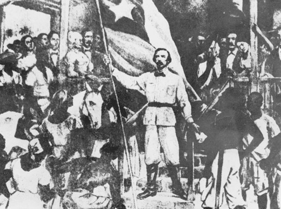 Foto de 10 de  Octubre. 153 Aniversario del Inicio de las Guerras de Independencia 