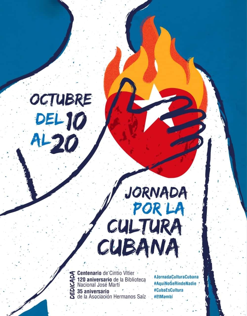Foto de 20 de octubre, Día de la Cultura Cubana