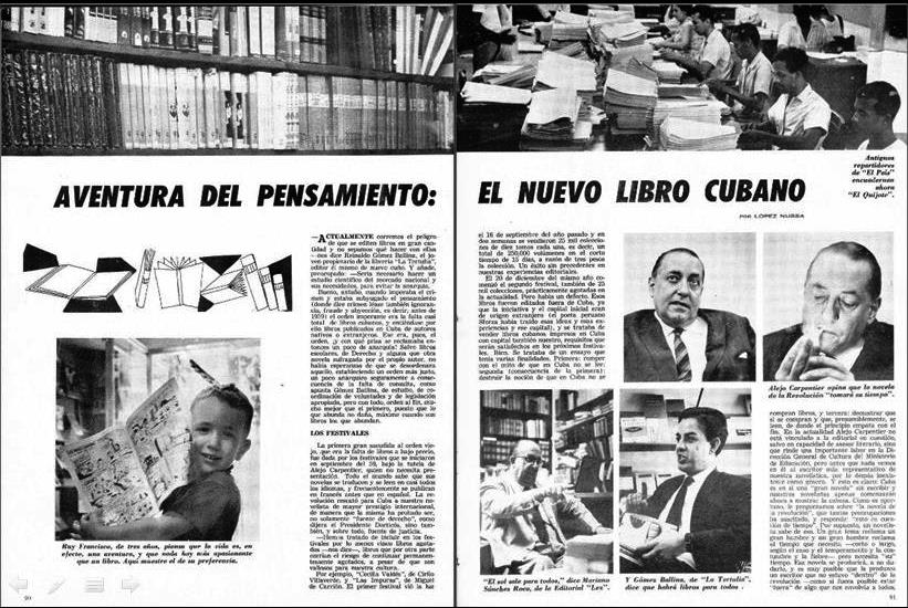 Foto de 120 Aniversario BNCJM- De la historia contada por las revistas cubanas de los sesenta. La revolución del libro cubano 